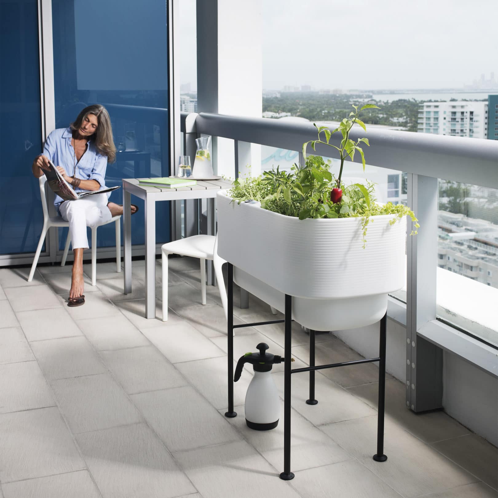 Balcony Gardening in Nest Raised Planters