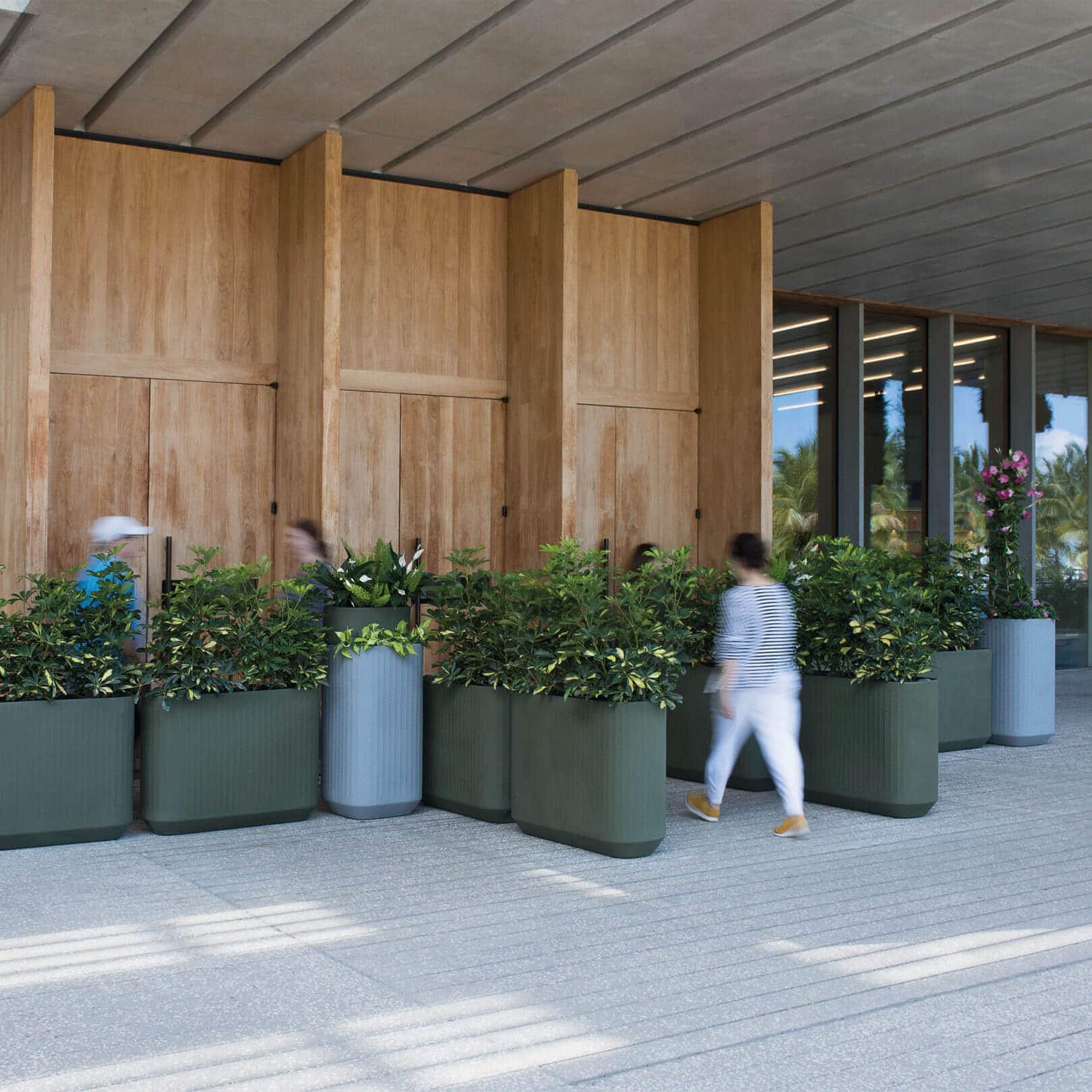 Entryway with Mod Planter