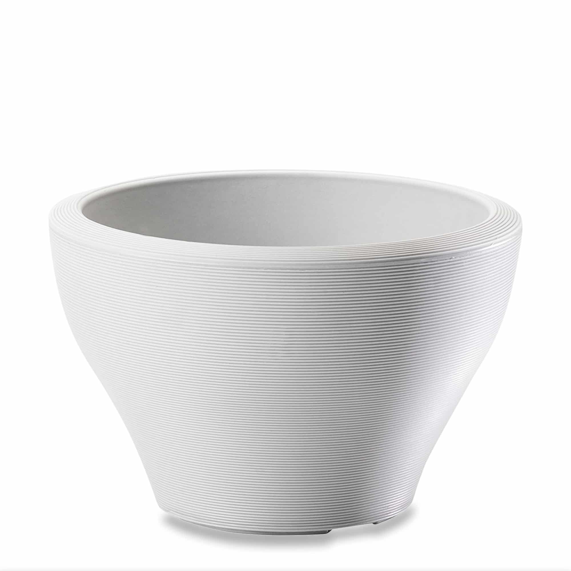 Juno planter in alpine white