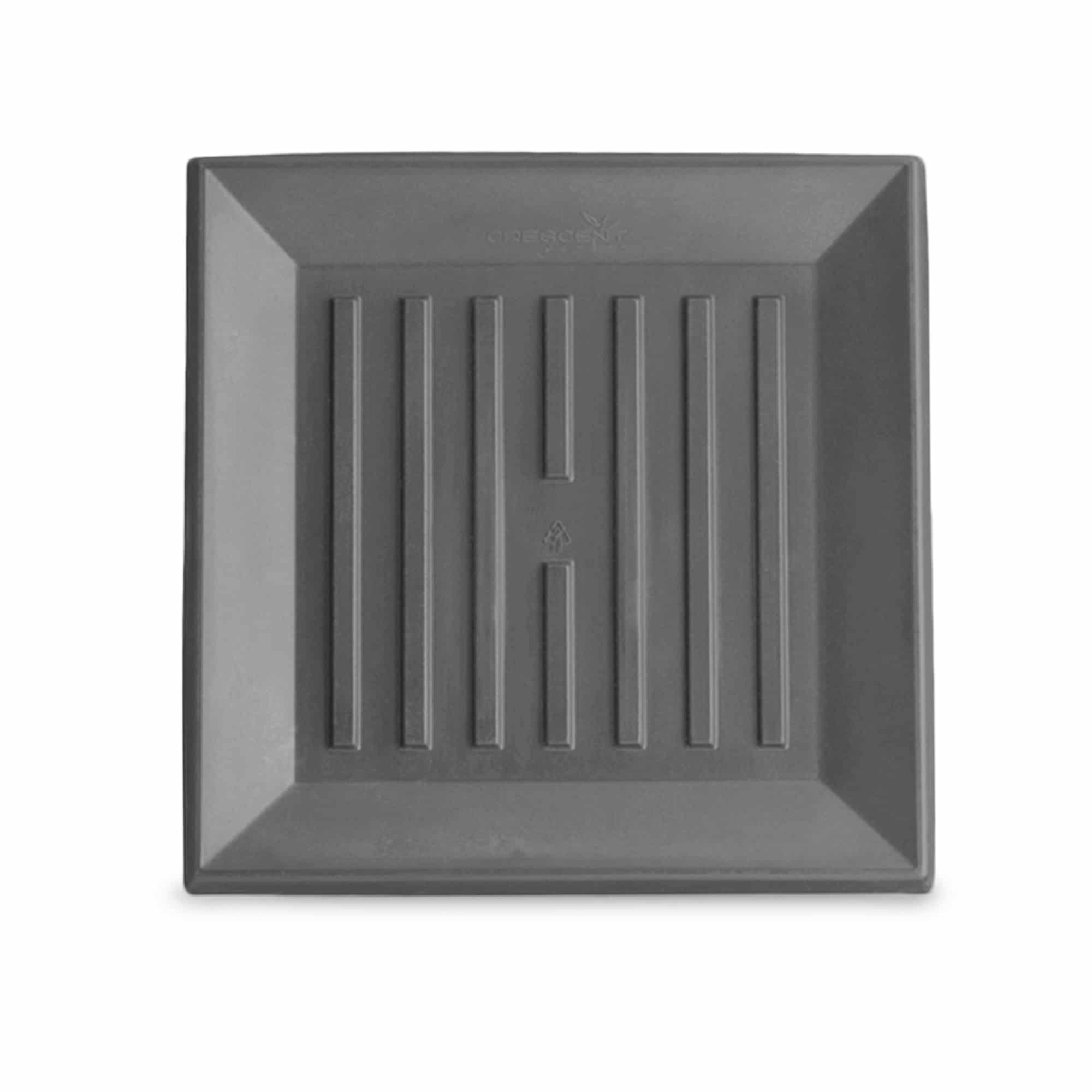 universal square saucer slate grey